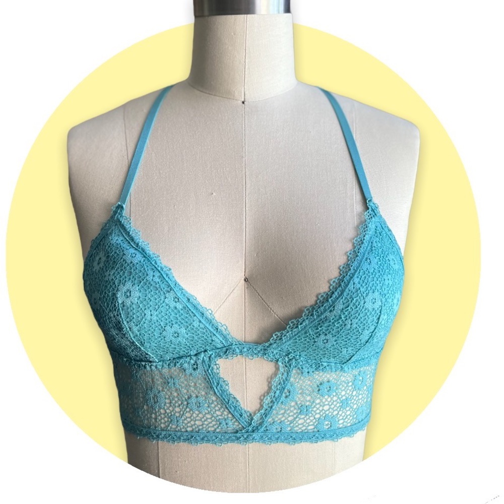 Victoria Secret Teal Laced Bralette